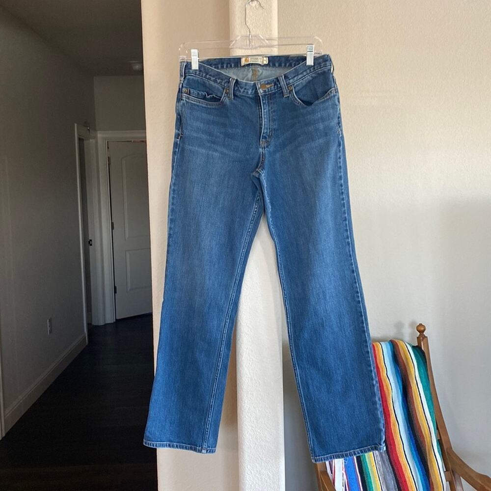 Carhartt original fit straight leg jean ranch outdoor western sz 8 retro